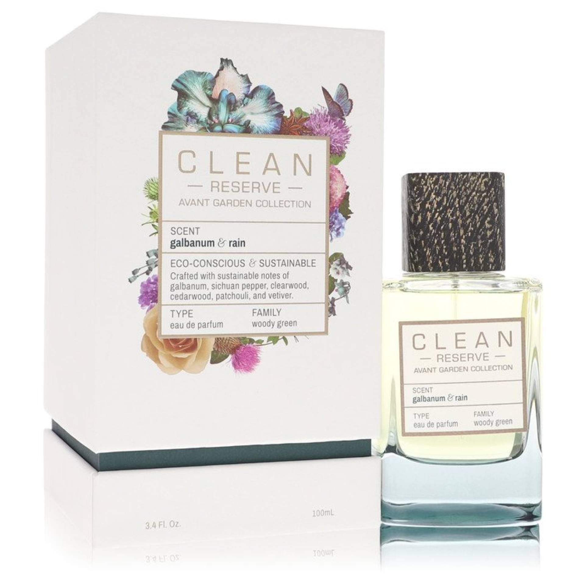 Clean Reserve Galbanum & Rain Eau De Parfum Spray (Unisex) 101 ml von Clean