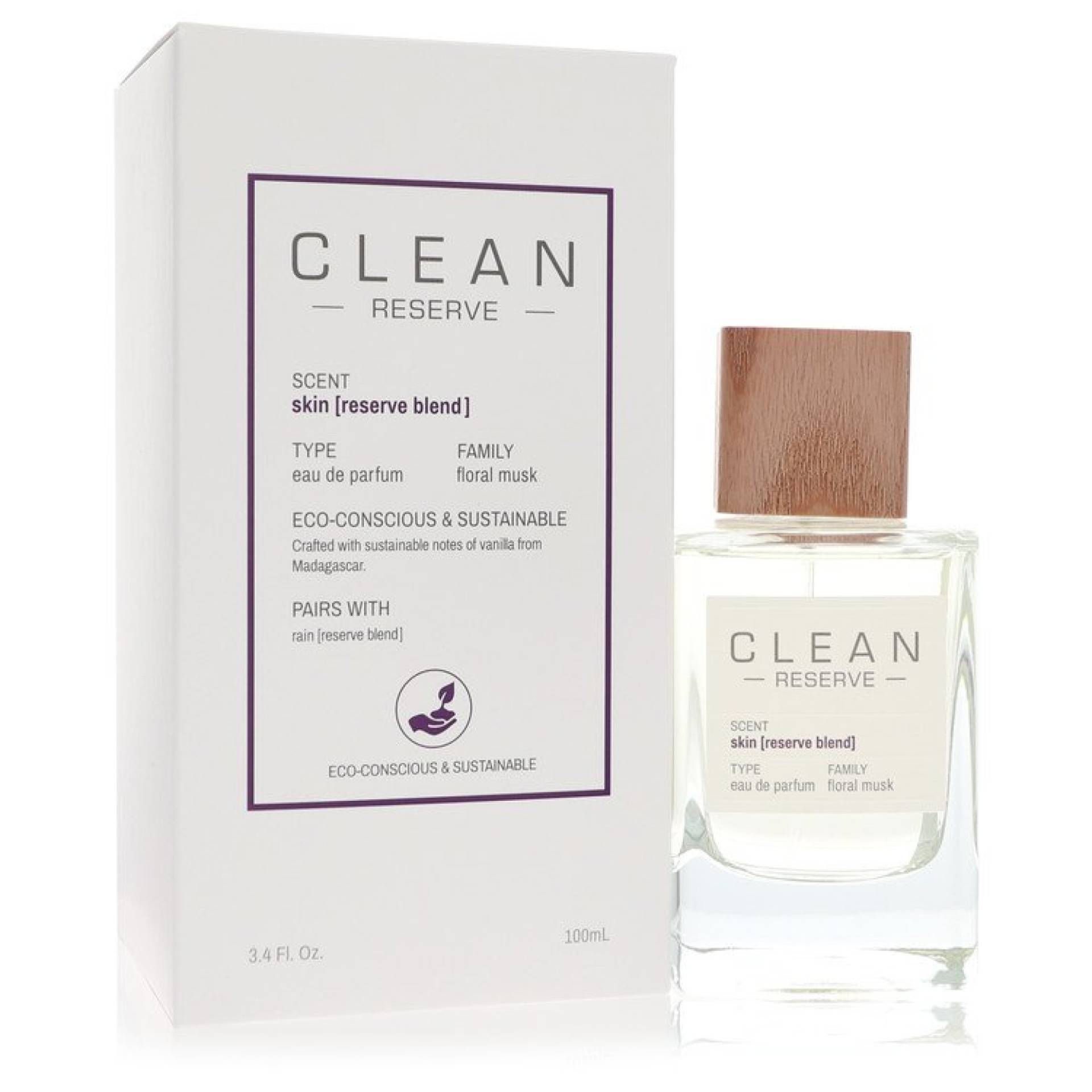 Clean Reserve Skin Eau De Parfum Spray (Unisex) 101 ml von Clean