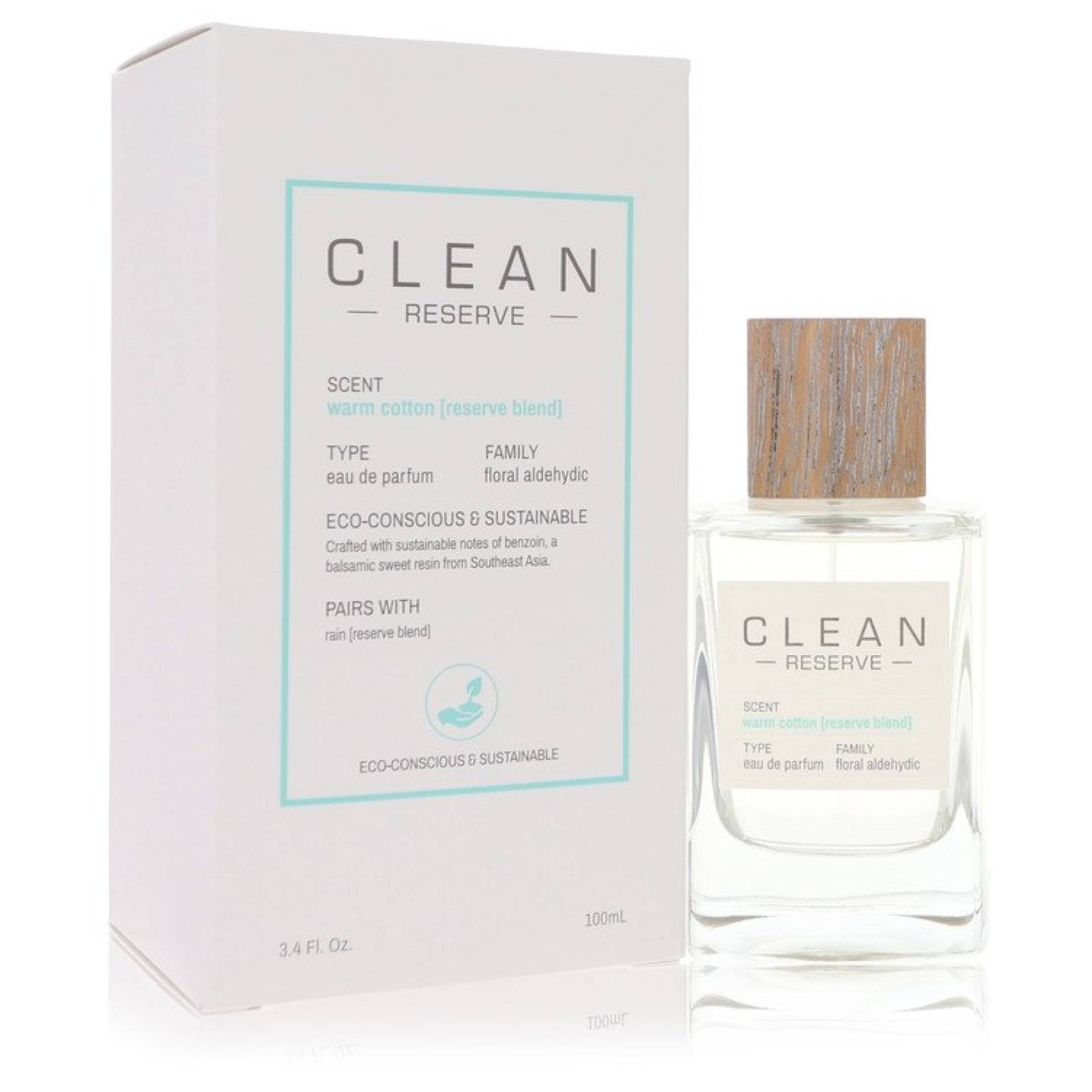 Clean Reserve Warm Cotton Eau De Parfum Spray 100 ml von Clean