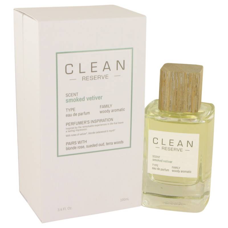 Clean Smoked Vetiver Eau De Parfum Spray 100 ml von Clean