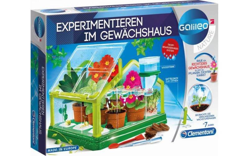 Clementoni® Experimentierkasten »Experimentieren im Gewächshaus« von Clementoni®