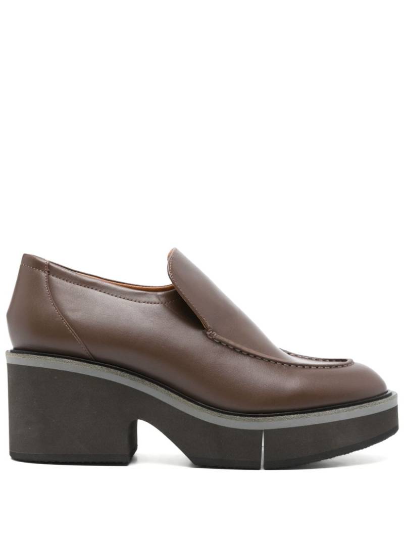 Clergerie 75mm Adele loafers - Brown von Clergerie