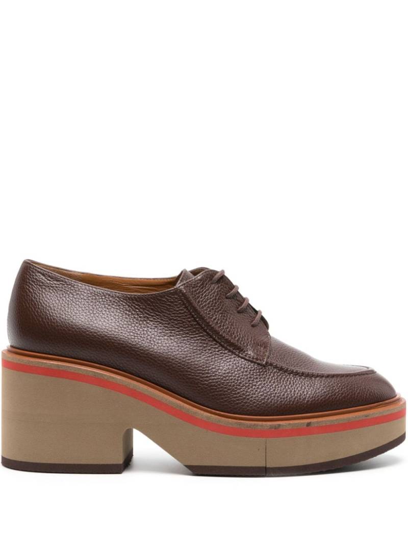 Clergerie Anja 75mm leather oxford shoes - Brown von Clergerie