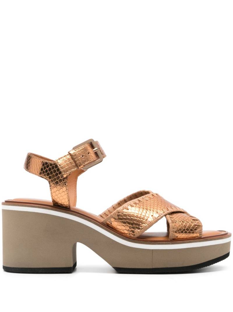 Clergerie Charline 75mm sandals - Brown von Clergerie