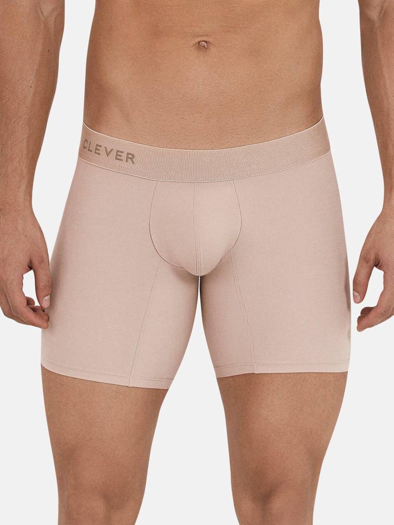 Lange Boxershorts Natura Herren Light Beige L von Clever