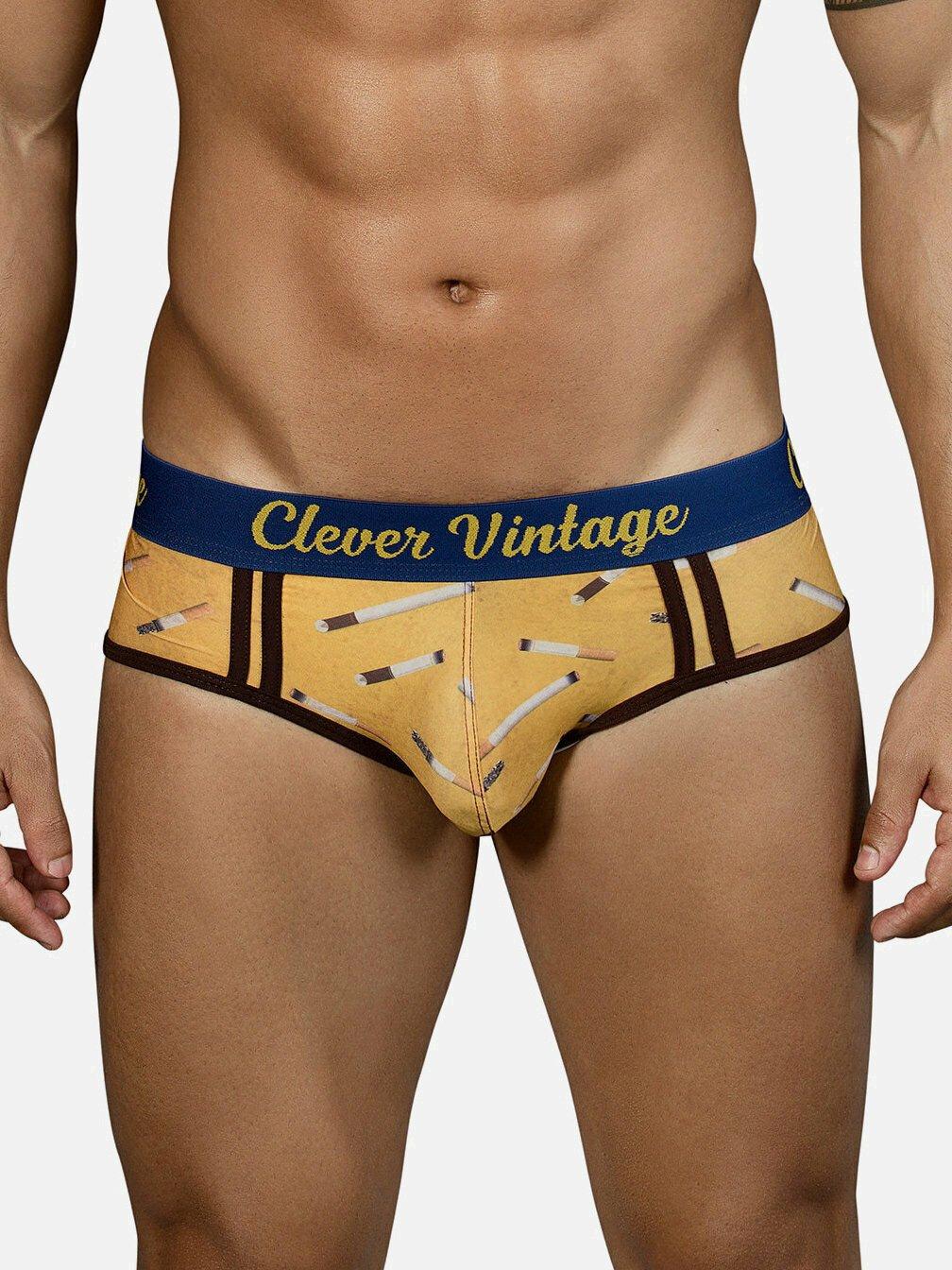 Briefs Cigar Herren Gelbgold L von Clever