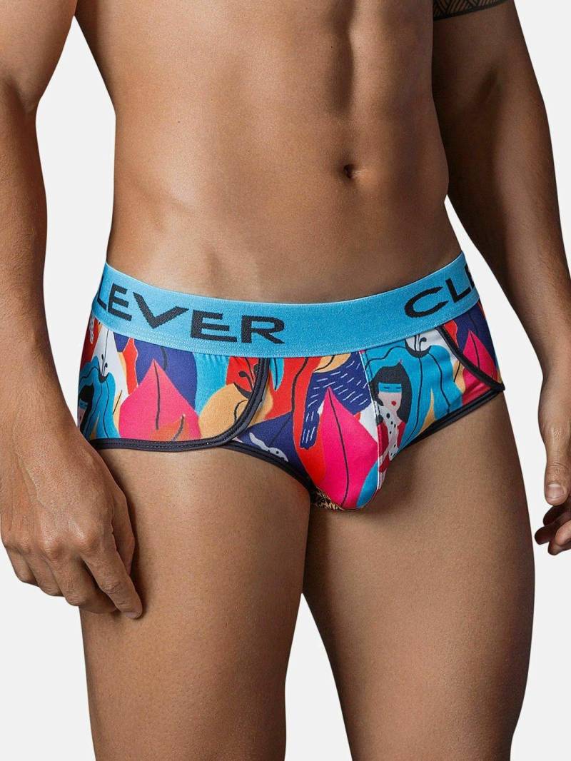 Briefs Graffiti Herren Blau M von Clever