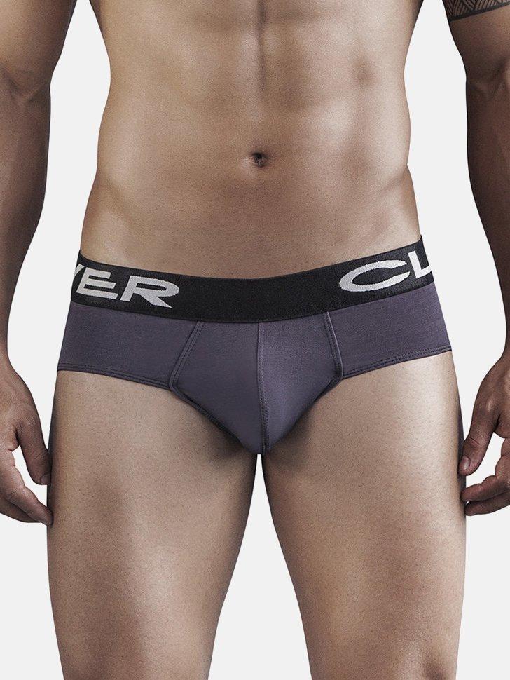 Briefs Burning Cold Herren Grau S von Clever