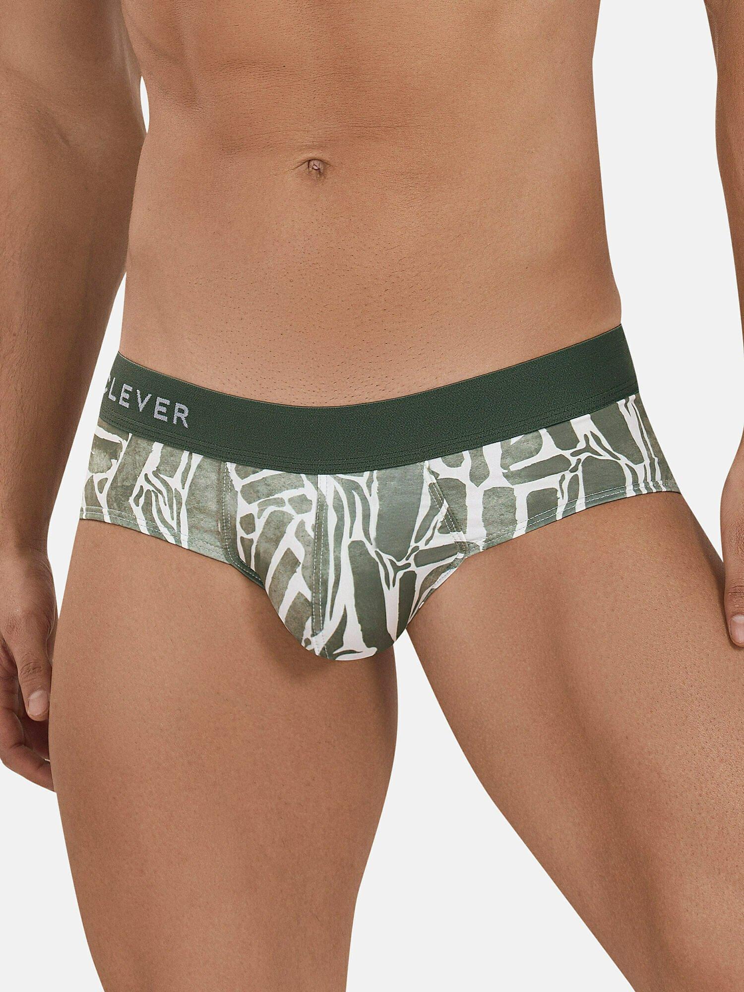 Klassischer Slip Inner Herren Grün XL von Clever