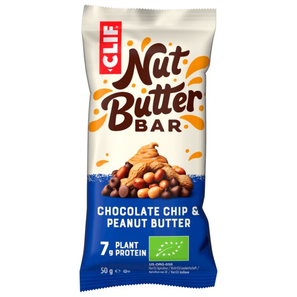 Clif Bar - Nut Butter Bar Chocolate Chip Peanut Butter - Energieriegel Gr 50 g Clif Bar - Nut Butter Bar Chocolate Chip Peanut Butter - Energieriegel Gr 50 g von Clif Bar