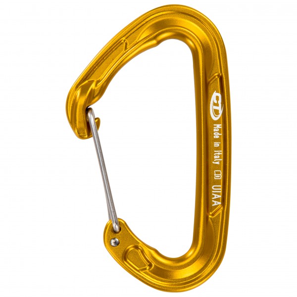 Climbing Technology - Fly-Weight Evo - Schnappkarabiner Gr Single orange/braun von Climbing Technology