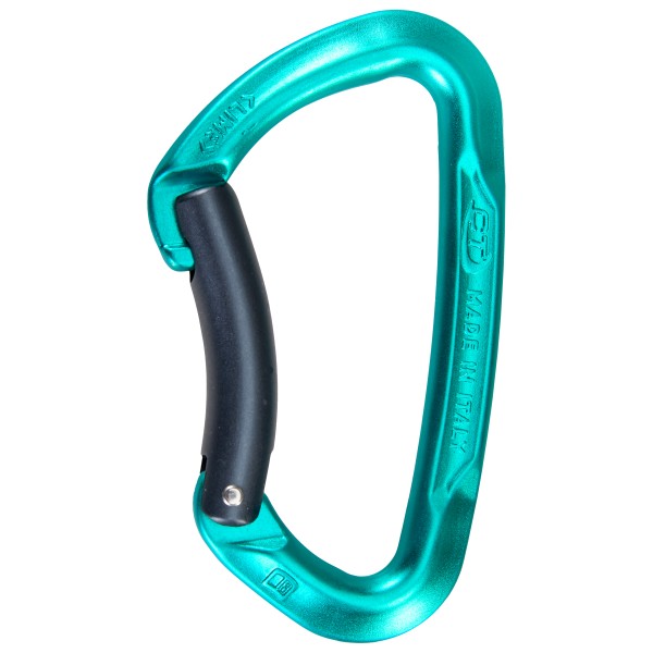 Climbing Technology - Lime B - Schnappkarabiner grau;türkis von Climbing Technology