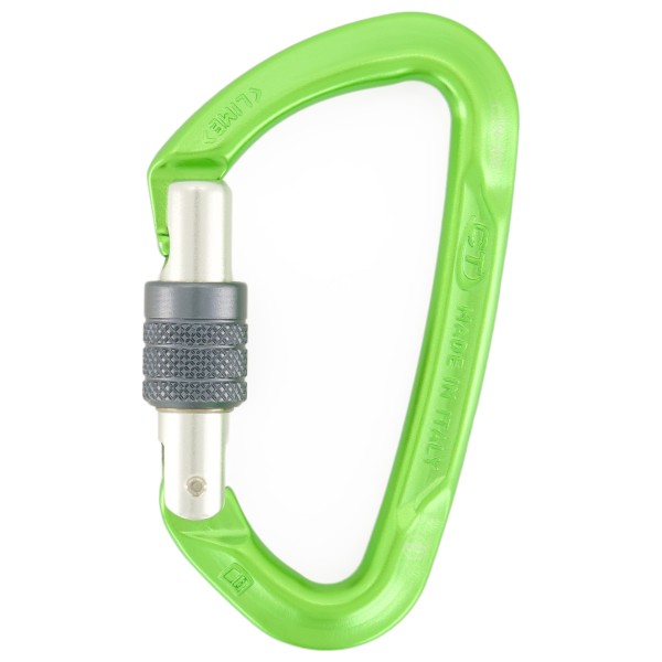 Climbing Technology - Lime Schrauber - Schraubkarabiner grau;grün von Climbing Technology