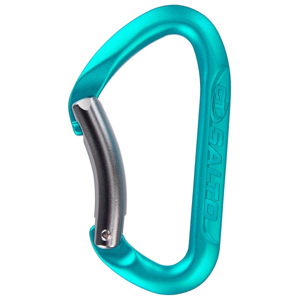 Climbing Technology - Salto B - Schnappkarabiner Gr One Size türkis von Climbing Technology