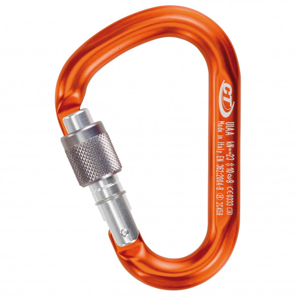 Climbing Technology - Snappy SG - HMS-Karabiner blau;bunt von Climbing Technology