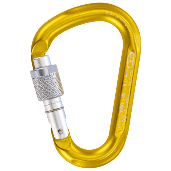 Climbing Technology - Snappy SG - HMS-Karabiner gelb von Climbing Technology