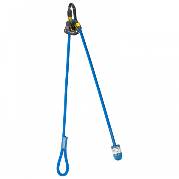 Climbing Technology - Tuner-I Adjustable Lanyard - Sicherungsgerät Gr One Size blau/weiß von Climbing Technology