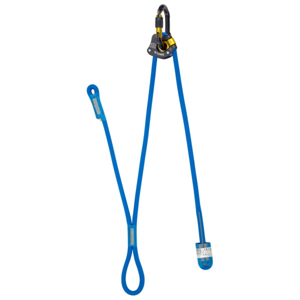 Climbing Technology - Tuner-Y Adjustablae Lanyard - Sicherungsgerät Gr One Size weiß/blau von Climbing Technology