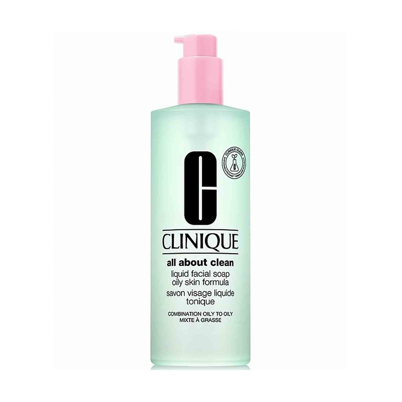 Clinique 3-Step System Jumbo Liquid Facial Soap Oily Skin 400ml Damen von Clinique