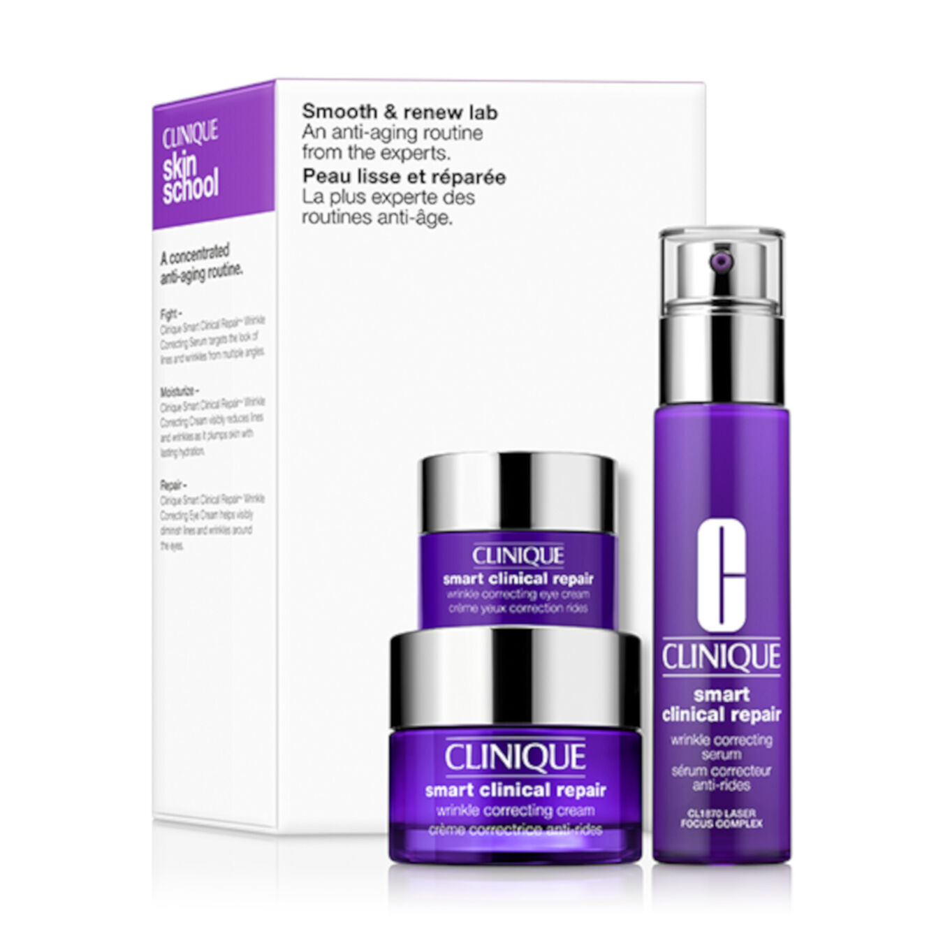 Clinique Smooth & Renew Lab Pflegeset von Clinique