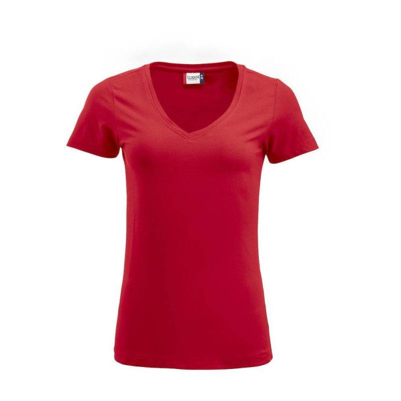 Clique - Arden TShirt, für Damen, Rot Bunt, Größe L von Clique