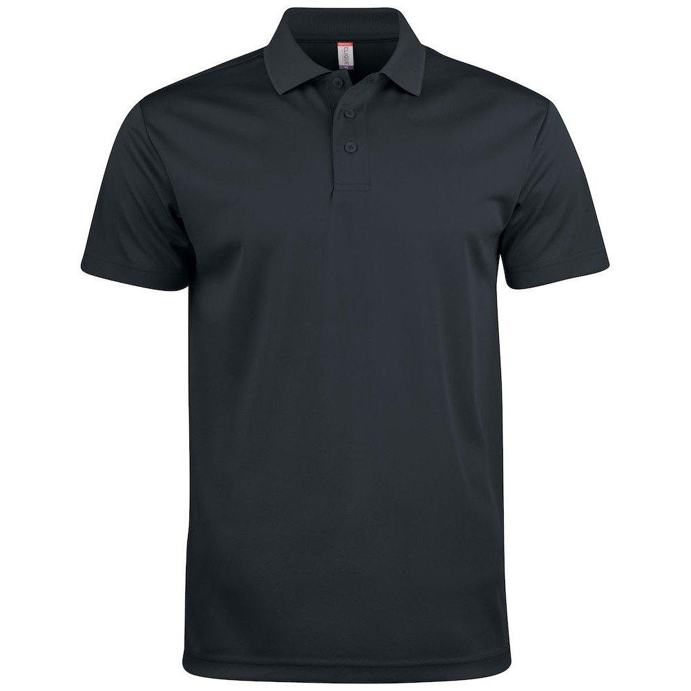 Basic Active Poloshirt Damen Schwarz S von Clique