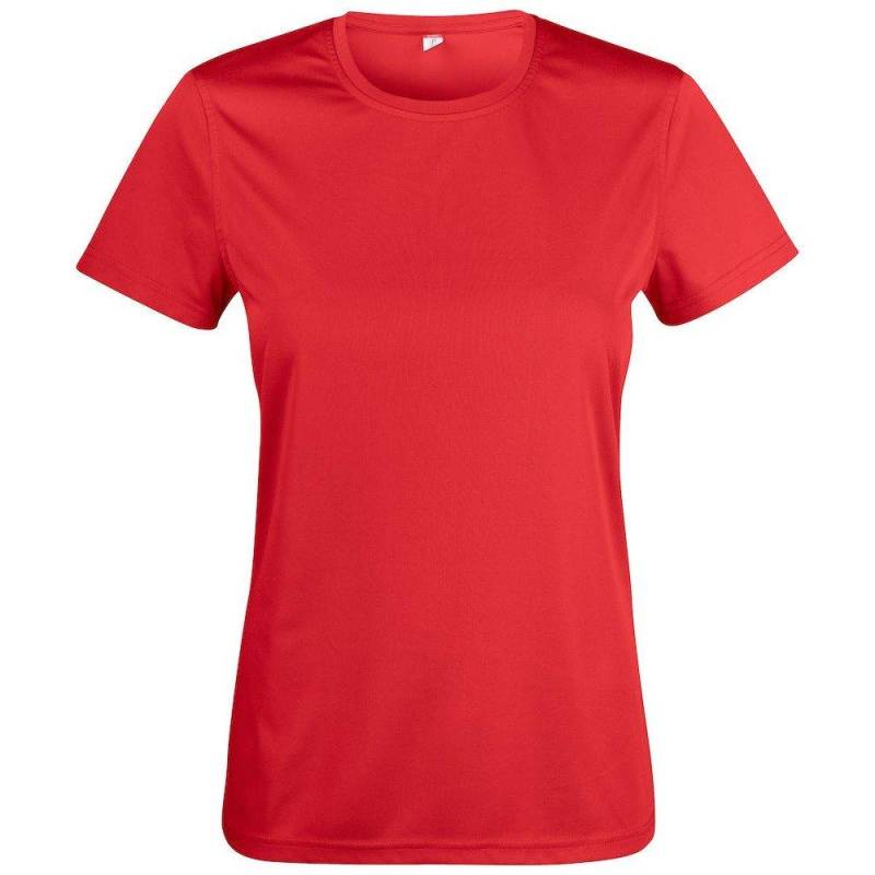 Clique - Basic Active TShirt, für Damen, Rot Bunt, Größe XS von Clique