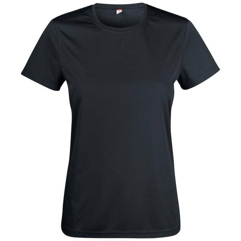 Basic Active Tshirt Damen Schwarz S von Clique