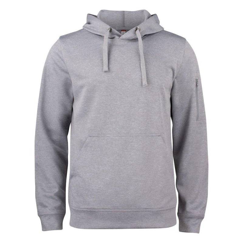 Basic Kapuzenpullover Aktiv Damen Grau M von Clique