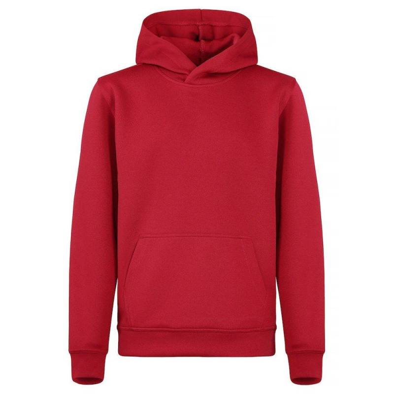 Basic Kapuzenpullover Aktiv Jungen Rot Bunt 140/146 von Clique