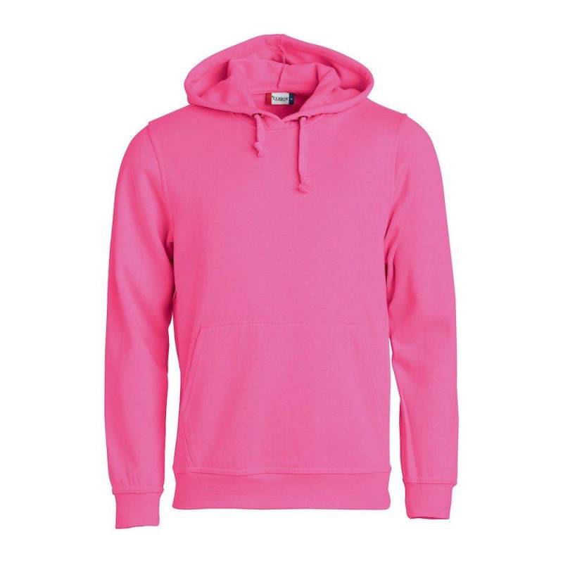 Basic Kapuzenpullover Damen Dunkelrosa M von Clique