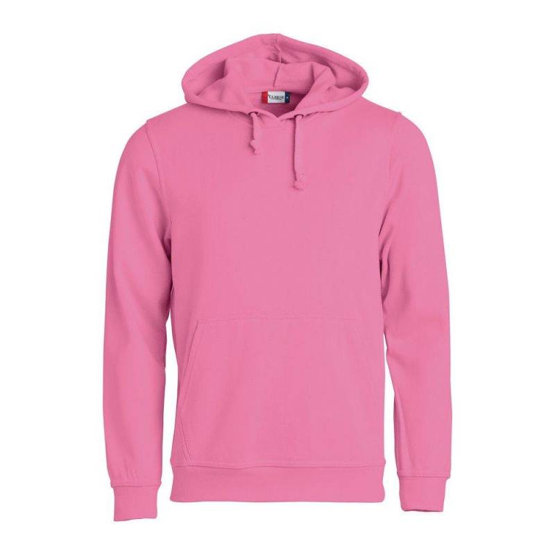 Basic Kapuzenpullover Damen Hellrosa L von Clique