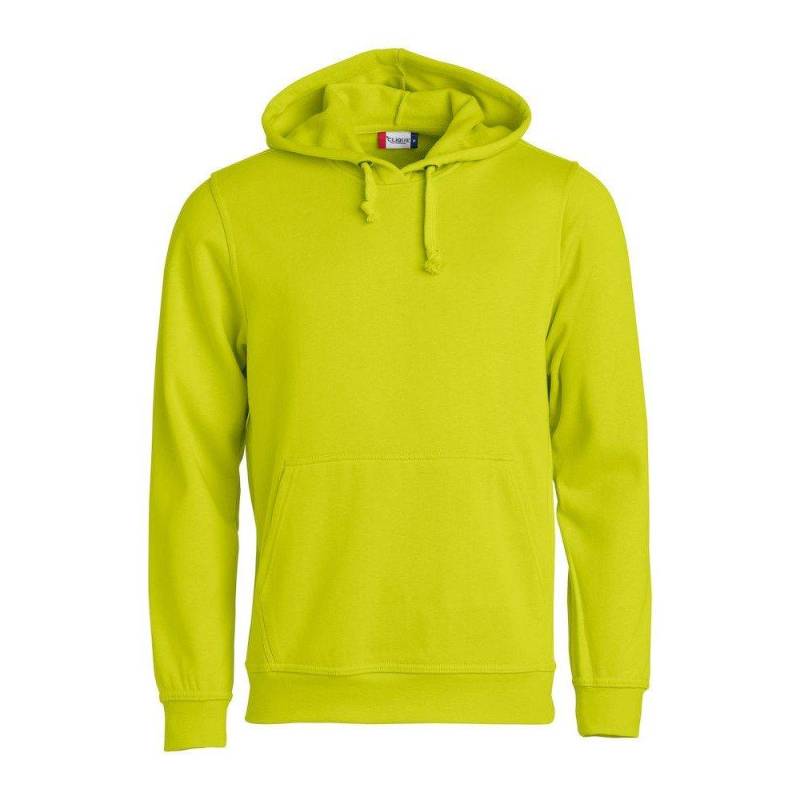 Basic Kapuzenpullover Damen Limettengrün 3XL von Clique