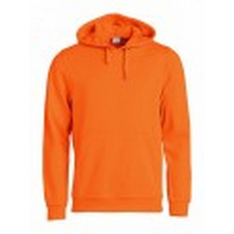 Basic Kapuzenpullover Damen Orange L von Clique