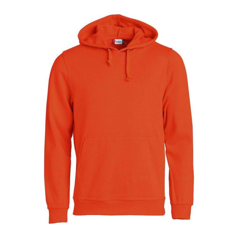 Basic Kapuzenpullover Damen Orange XS von Clique