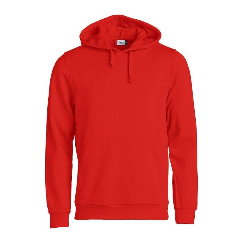 Clique - Basic Kapuzenpullover, für Damen, Rot Bunt, Größe L von Clique