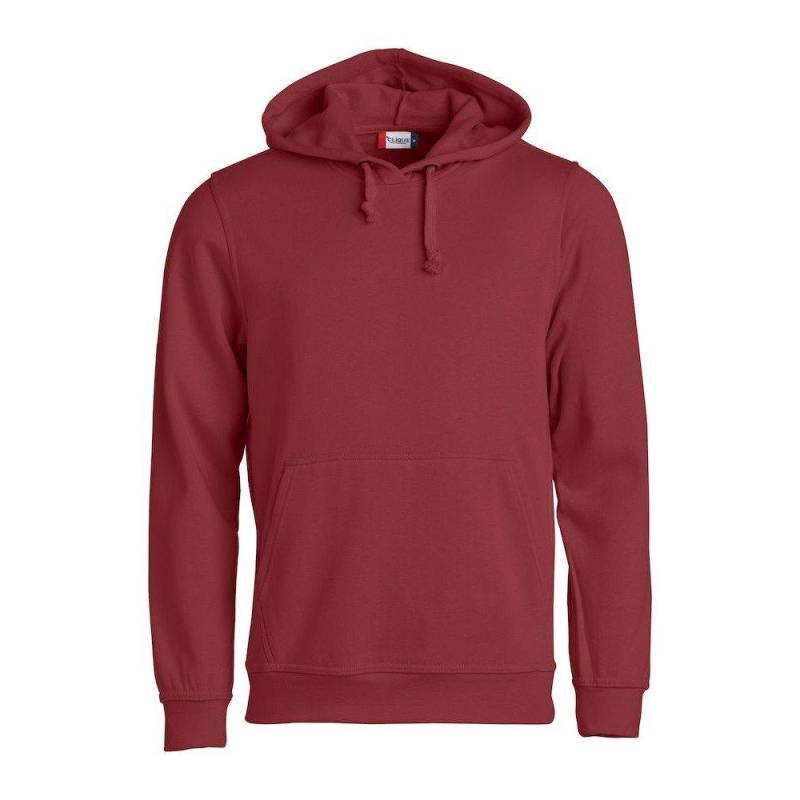 Clique - Basic Kapuzenpullover, für Damen, Weinrot, Größe XXL von Clique