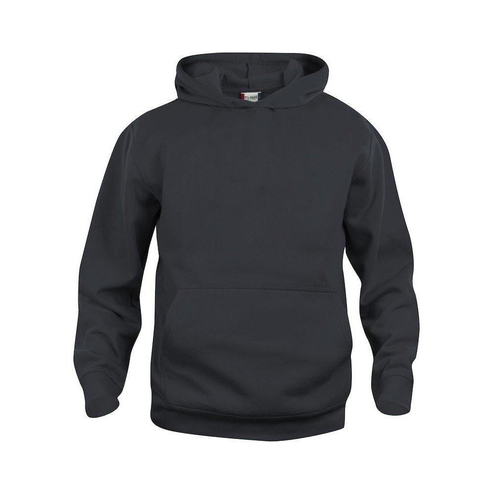 Clique - Basic Kapuzenpullover, 128, Schwarz von Clique