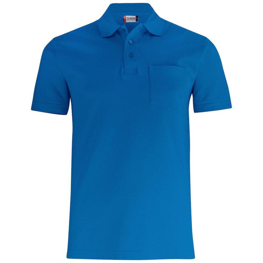 Basic Poloshirt Damen Königsblau S von Clique