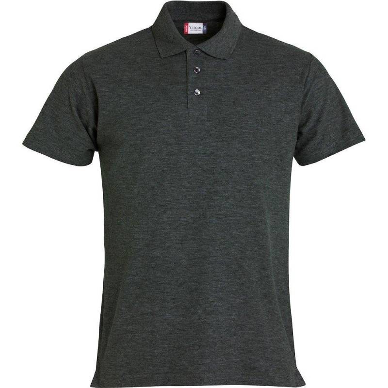 Basic Poloshirt Herren Anthrazit M von Clique