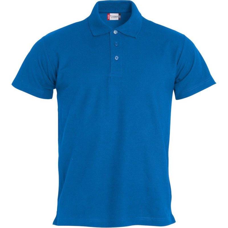 Basic Poloshirt Herren Königsblau 3XL von Clique