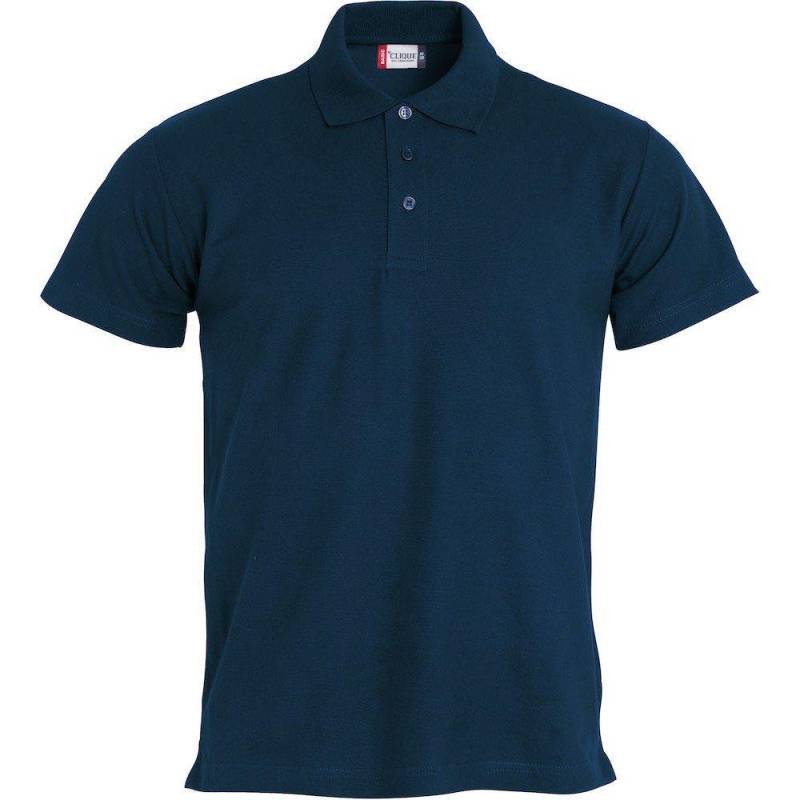 Basic Poloshirt Herren Marine XS von Clique