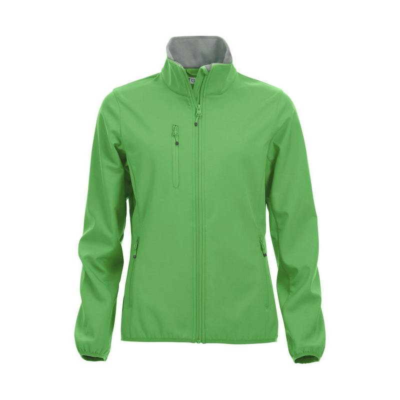 Basic Softshelljacke Damen Grün L von Clique