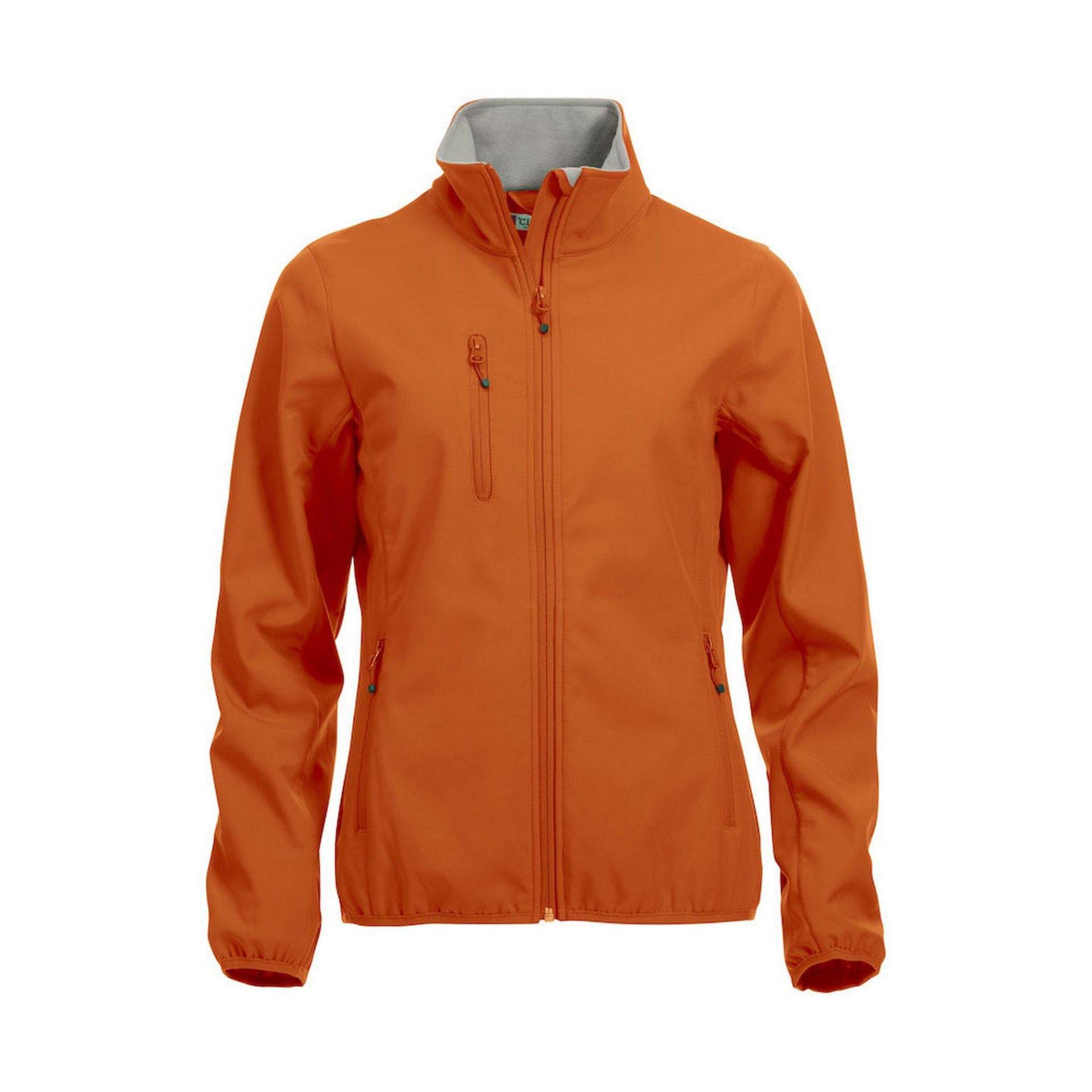 Basic Softshelljacke Damen Orange L von Clique