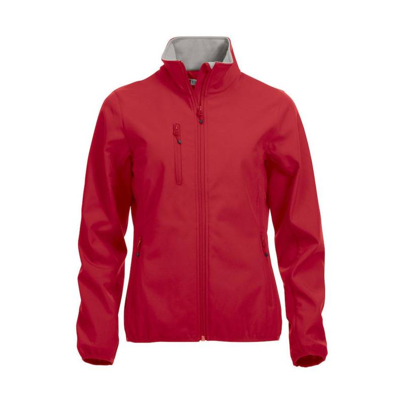 Basic Softshelljacke Damen Rot Bunt S von Clique