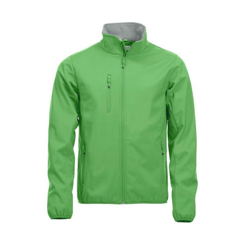 Basic Softshelljacke Herren Grün XS von Clique