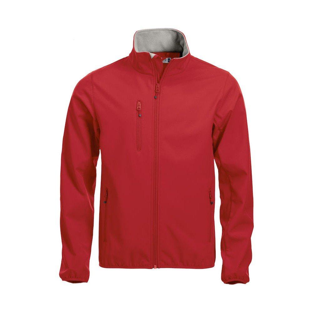 Basic Softshelljacke Herren Rot Bunt XS von Clique