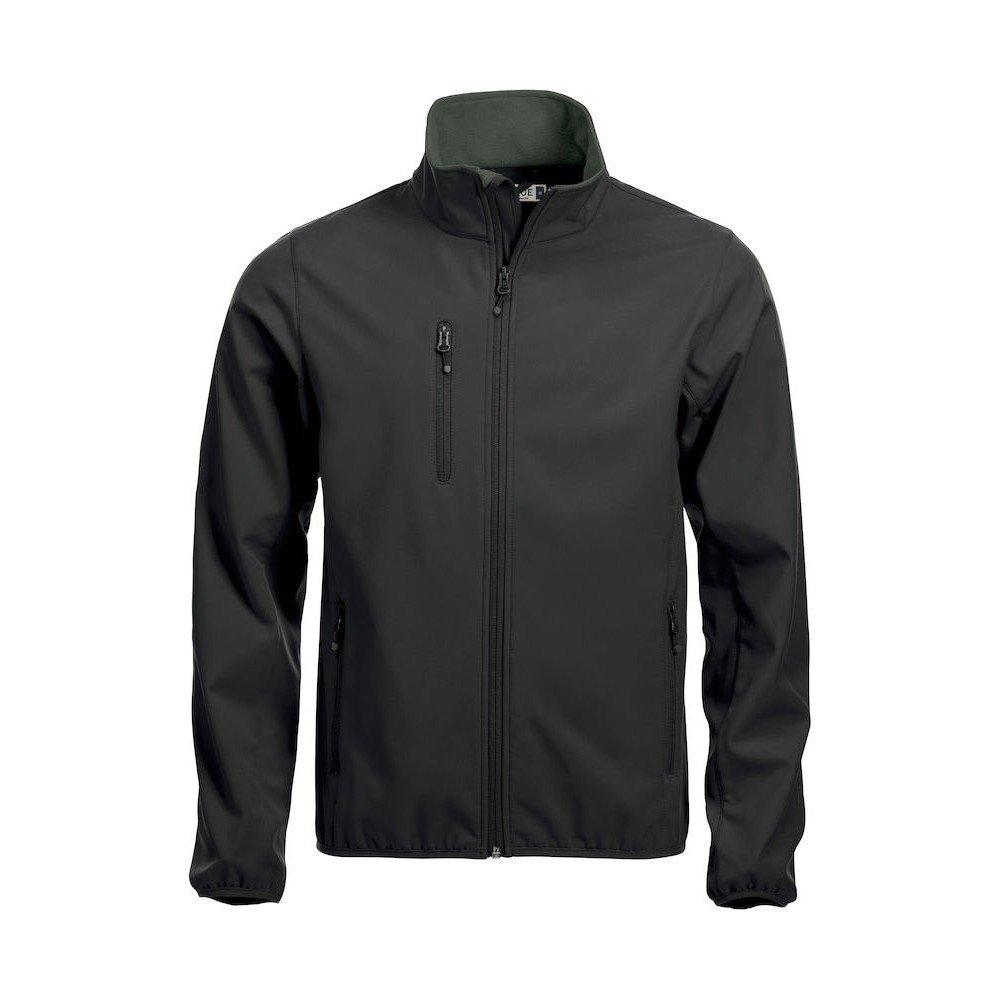 Basic Softshelljacke Herren Schwarz XL von Clique