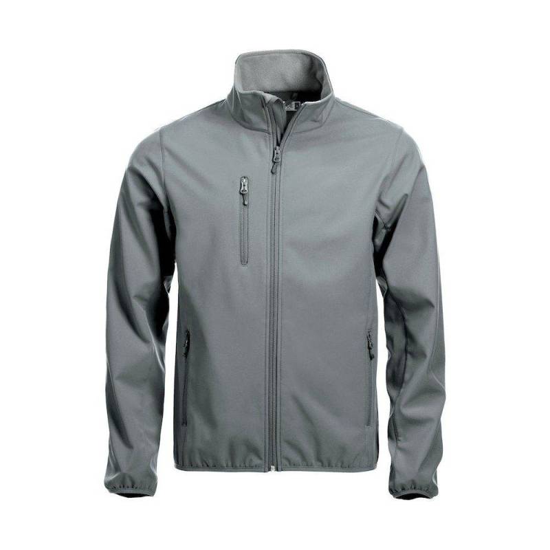 Basic Softshelljacke Herren Spacegrau 3XL von Clique