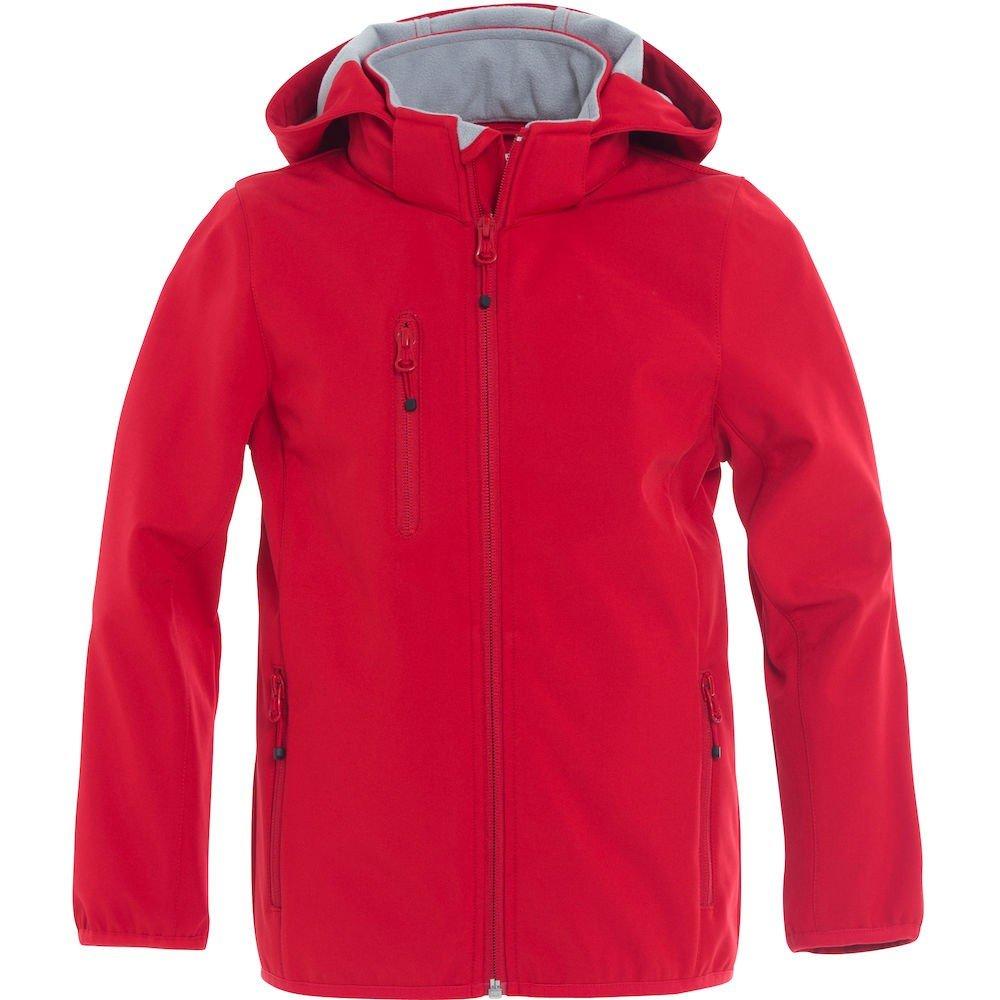 Clique - Basic Softshelljacke, 128, Rot Bunt von Clique